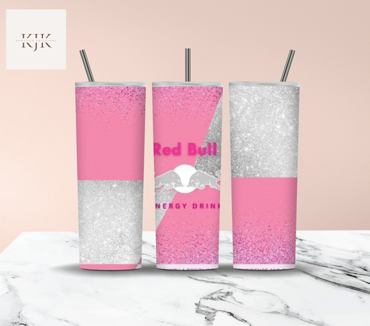 Pink Red Bull 20oz. Tumbler