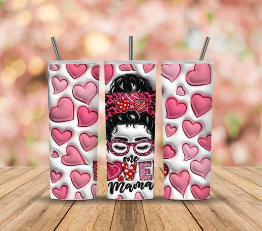 3D One Loved Mama 20oz. Tumbler